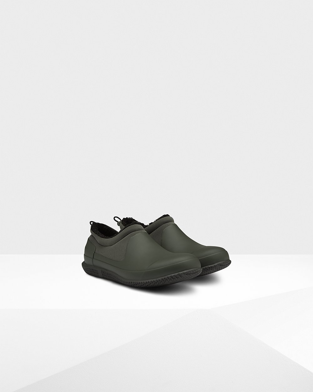 Tenis Hunter Homem Verde Escuro Oliva - Original Insulated Sherpa - 60YSGMQPD